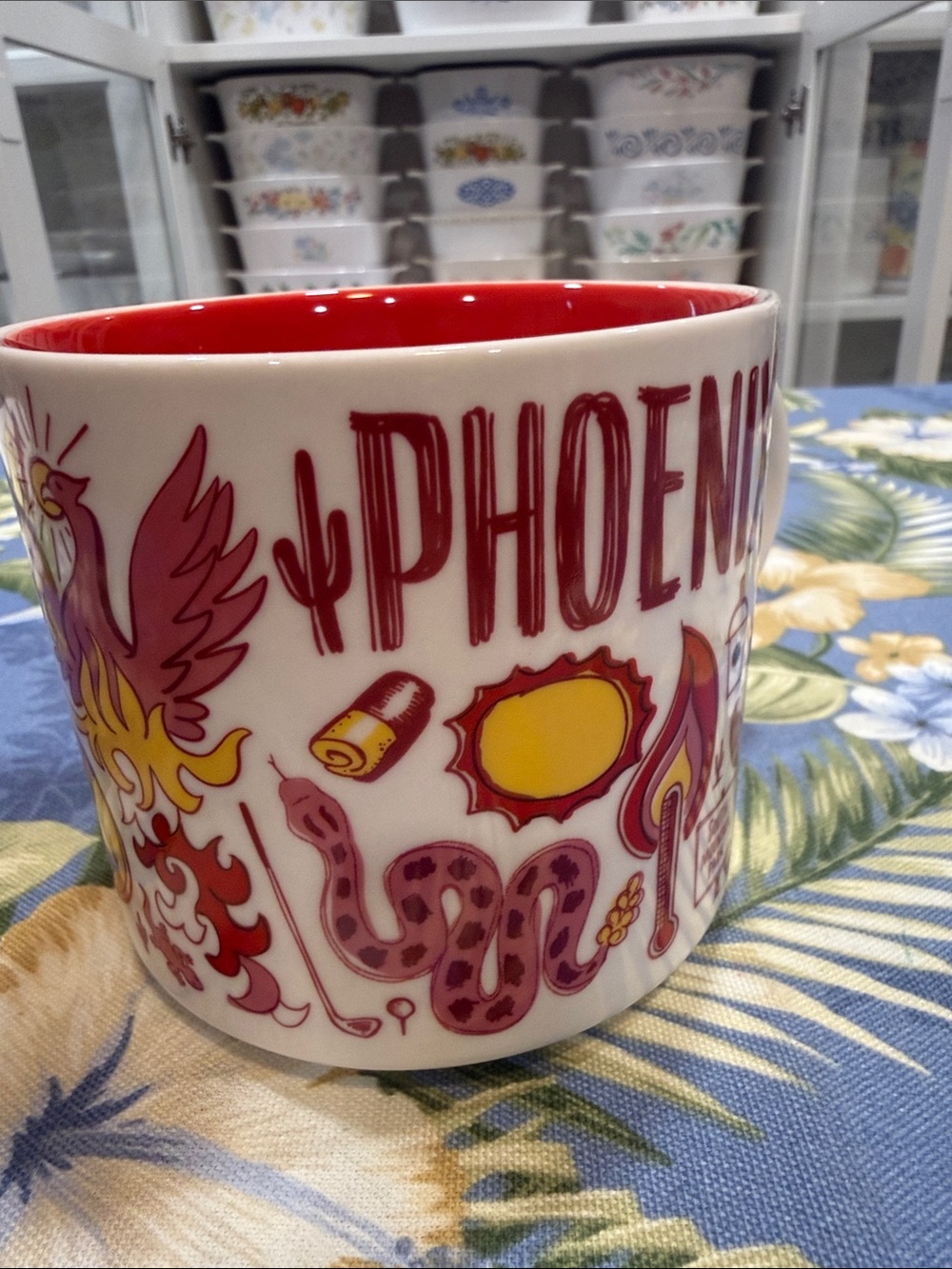 Starbucks Phoenix Mug - Red and Yellow Desert Artwork - Picture 7 of 9